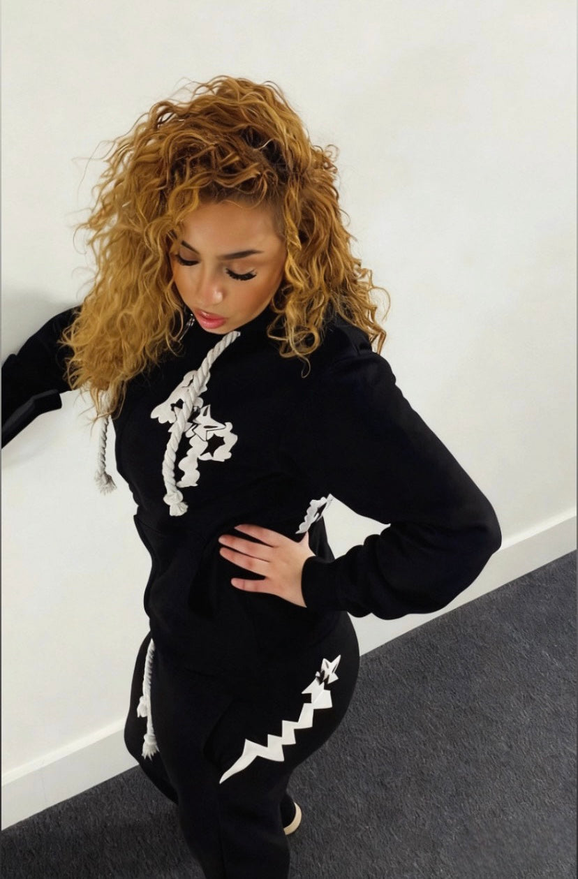 "Broken Promise" TRACKSUIT (Black)