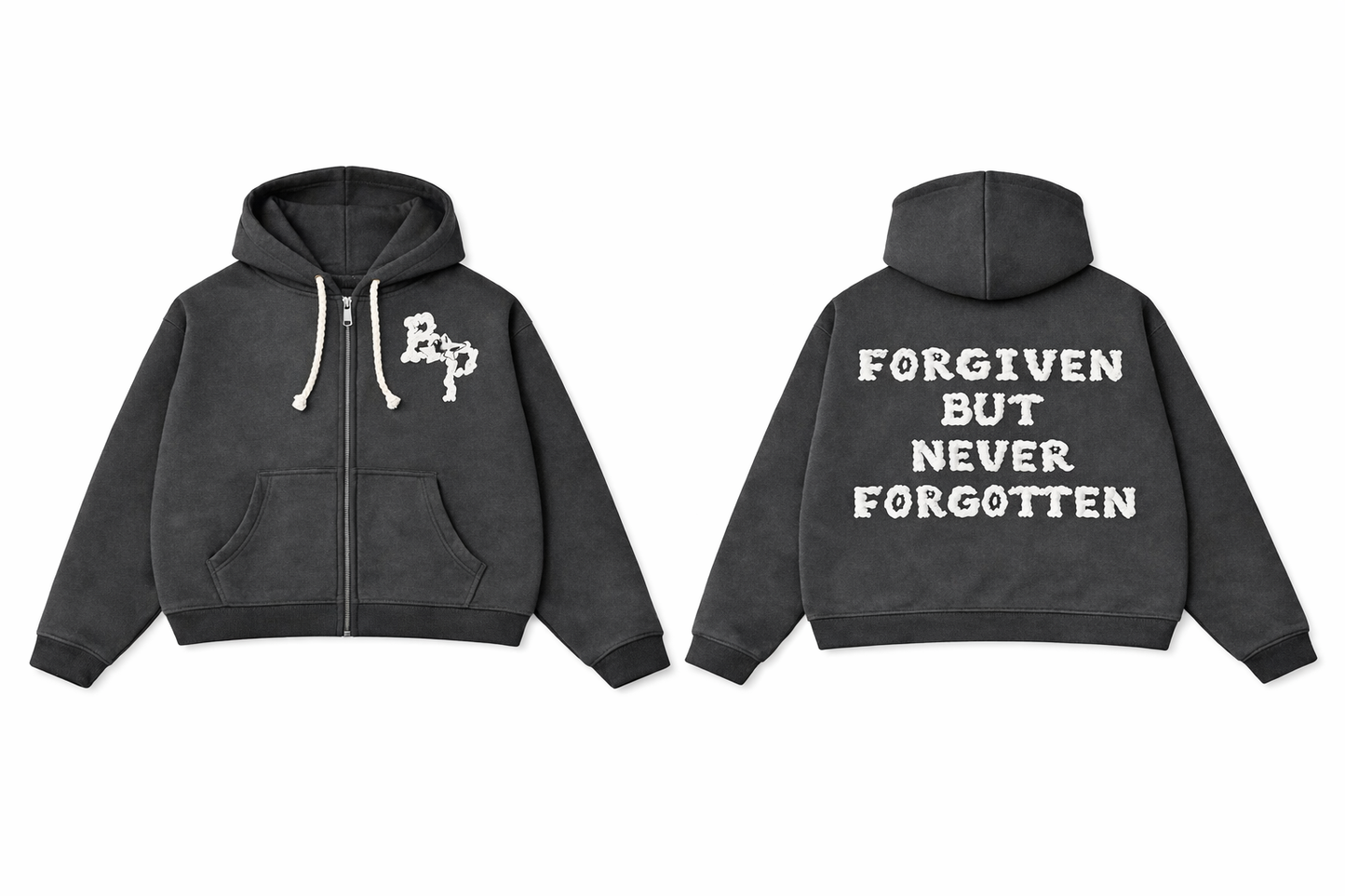 "Broken Promise" HOODIE (Grey)