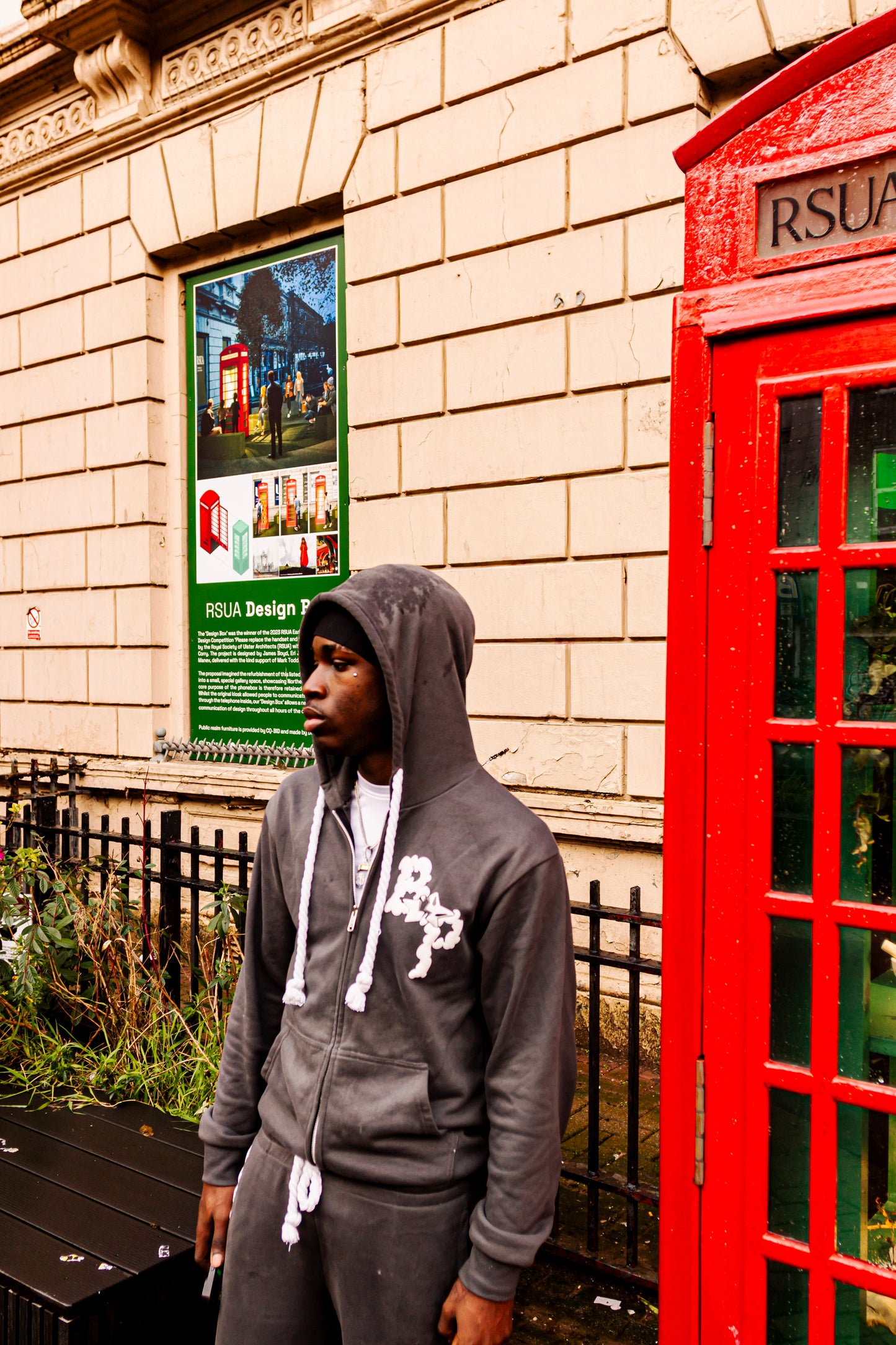 "Broken Promise" HOODIE (Grey)
