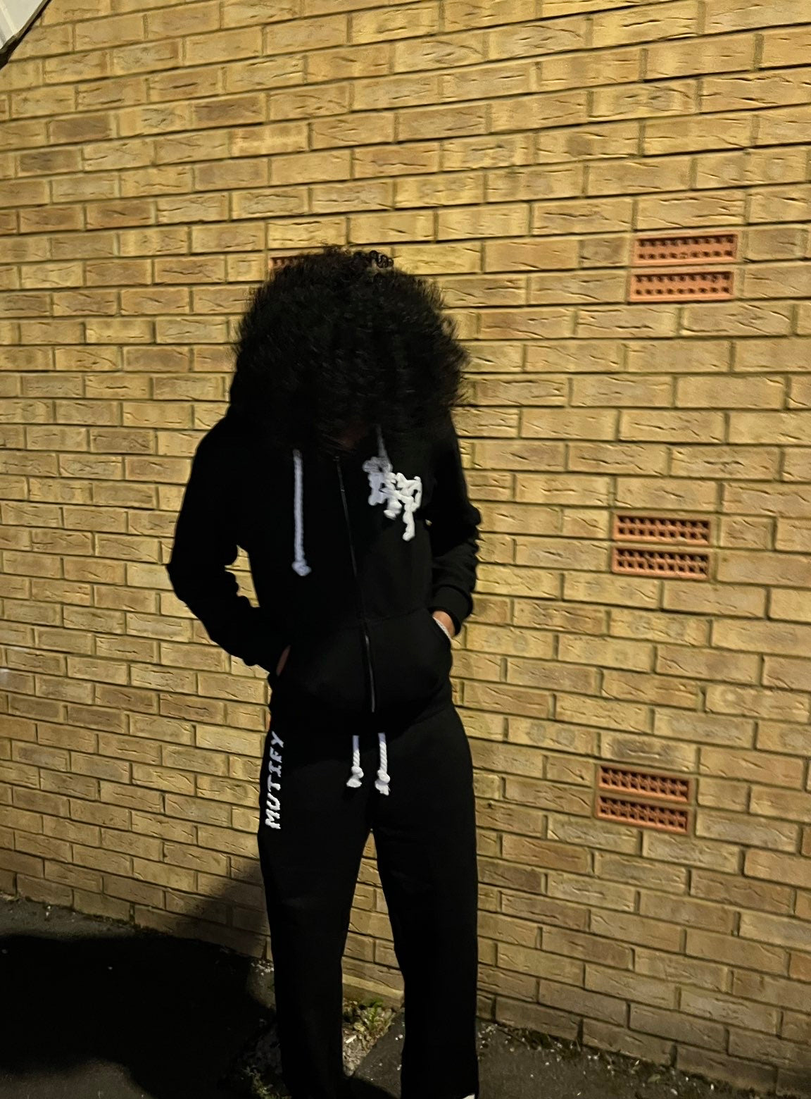 "Broken Promise" ZIP HOODIE (Black)