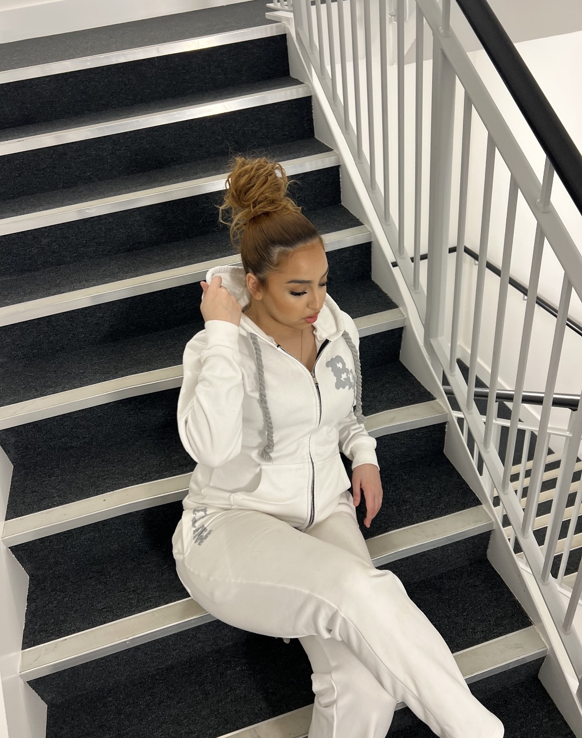 "Broken Promise" TRACKSUIT (White)