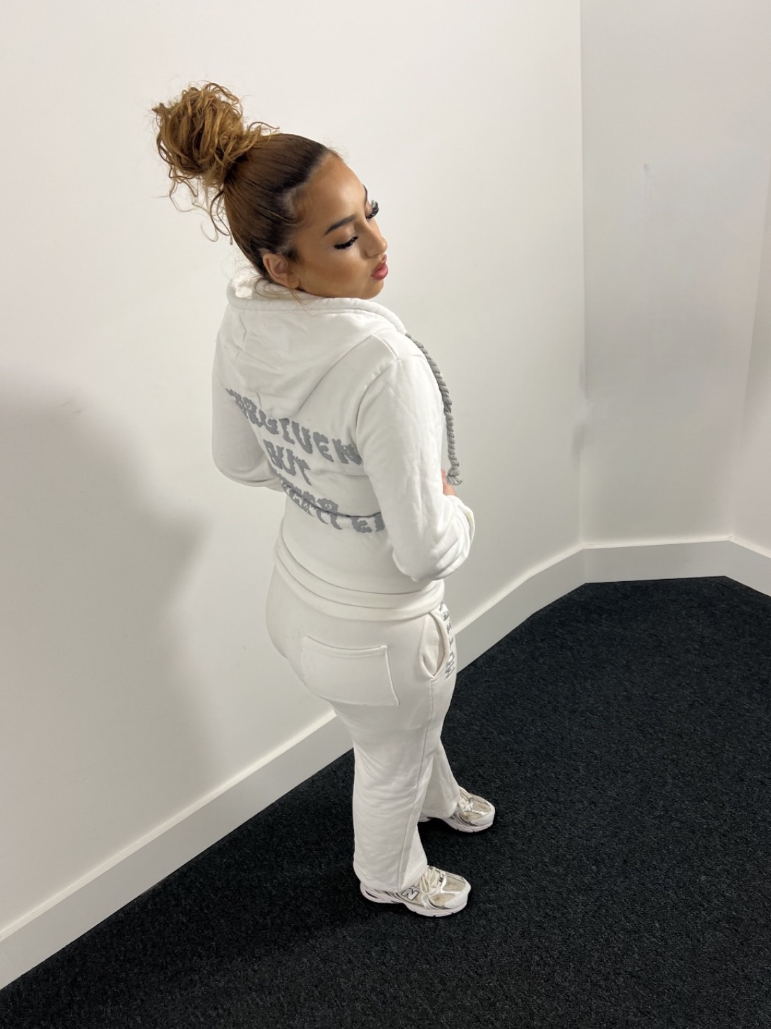 "Broken Promise" TRACKSUIT (White)