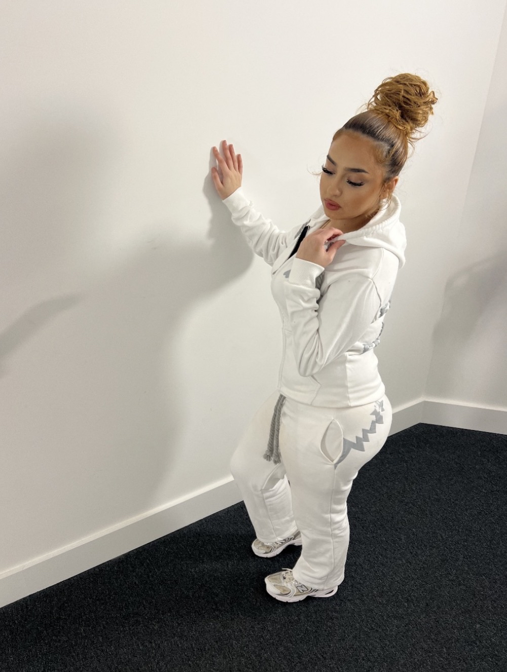 "Broken Promise" TRACKSUIT (White)