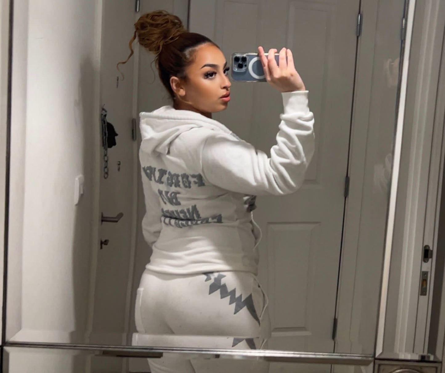 "Broken Promise" TRACKSUIT (White)